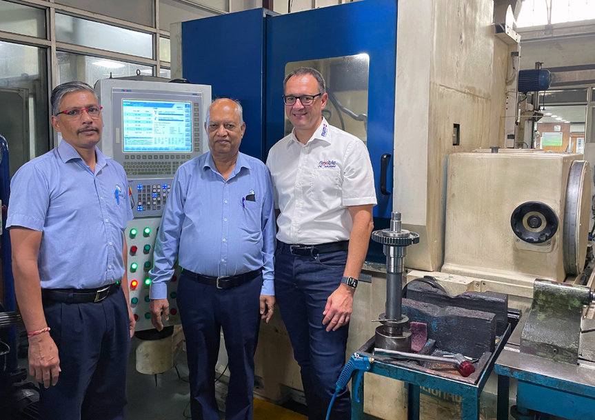 Un rinomato produttore indiano di ingranaggi sceglie NUM per il progetto di aggiornamento delle rettificatrici CNC